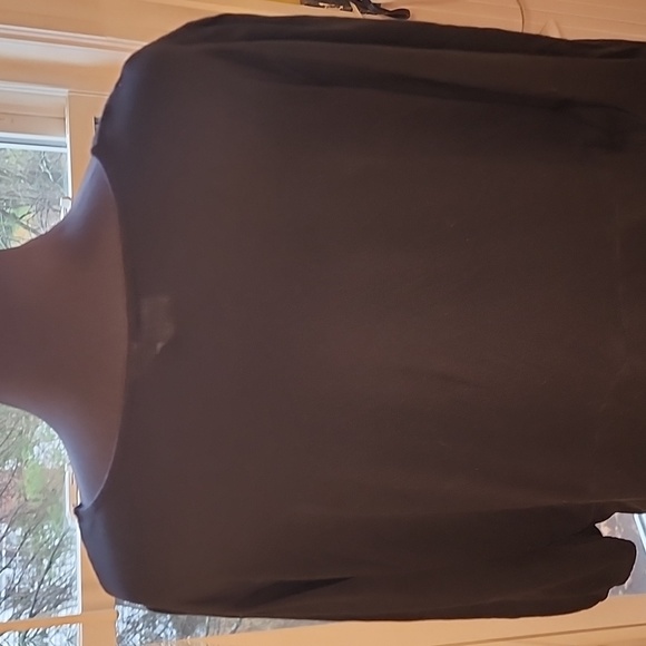 Womens black blouse plus size 2X - Picture 6 of 9